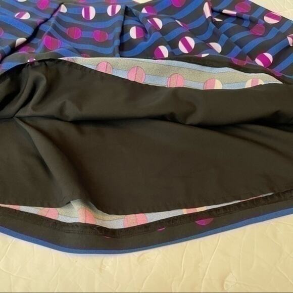 Cynthia Rowley Bold Print Pleated‎ Full Date Night Skirt NWOT Size 10 - Picture 6 of 10